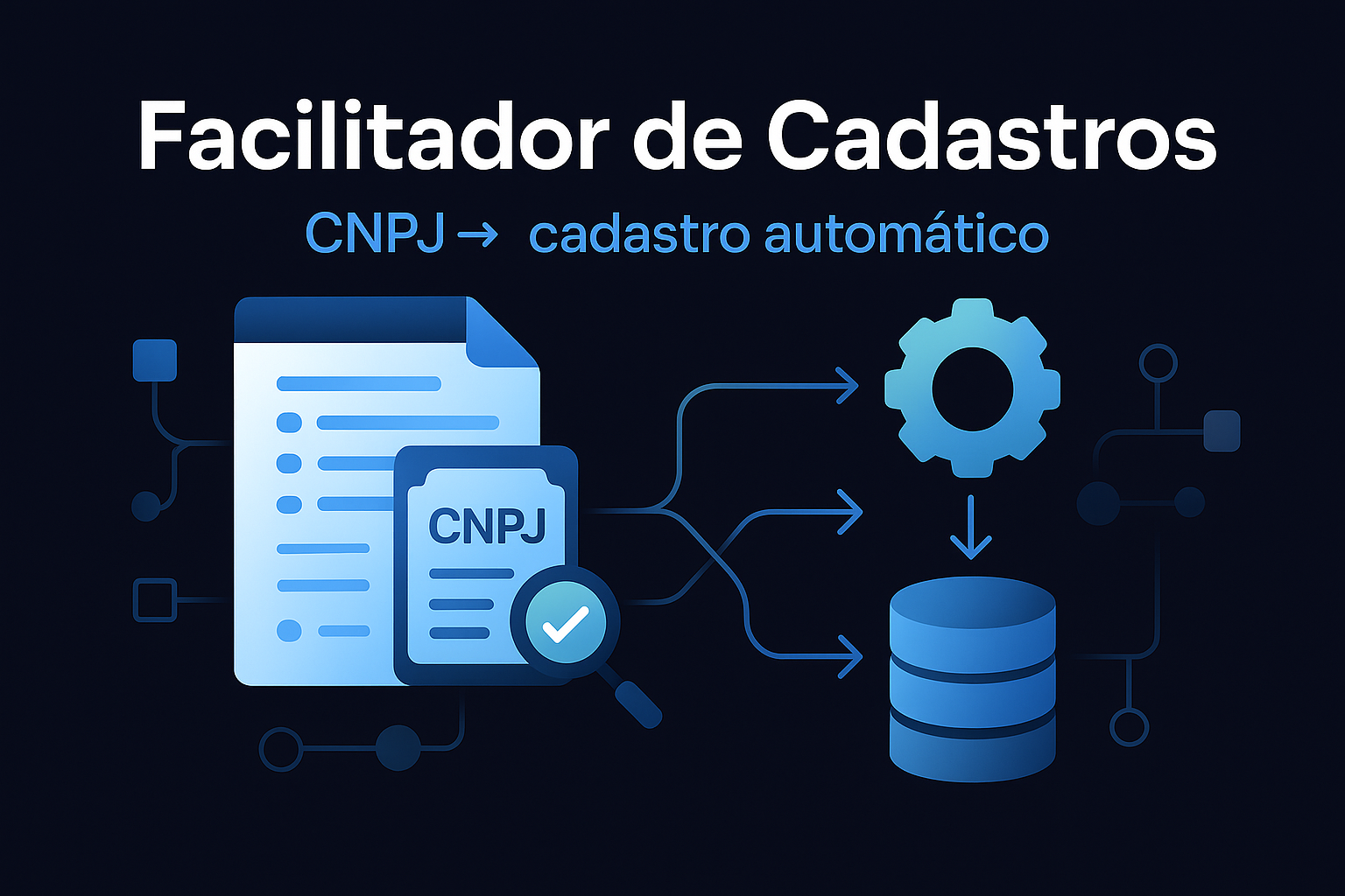Facilitador de Cadastros
